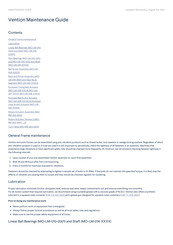 Vention MO-LM-010-0001 Maintenance Manual