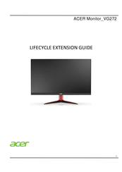 Acer VG272 Lifecycle Extension Manual