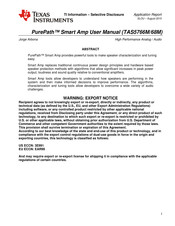 Texas Instruments PurePath TAS5766M User Manual