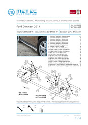 Metec BRACE-IT Mounting Instructions