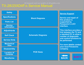 Panasonic TX-25XD4A Service Manual