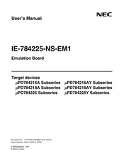 NEC IE-784225-NS-EM1 User Manual