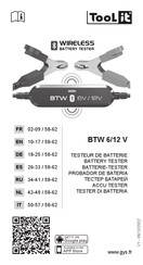 Tool it BTW 6 V Operating Manual