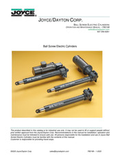 JOYCE ECBL122.5 Manual