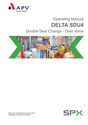 SPX APV DELTA SDU4 Operating Manual