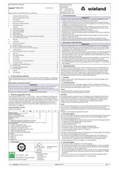 Wieland Sensor PRO STS 01 Series Installation Instructions Manual