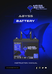 ABYSS BATTERY AB-36V60 Instruction Manual