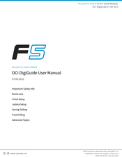 Digital Control FALCON F5 SUB-K REBAR User Manual