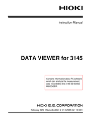 Hioki 3145 Instruction Manual