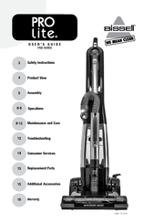 Bissell PROlite MultiCyclonic Vacuum User Manual