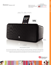 Boston Acoustics Horizon i-DS2 Specifications
