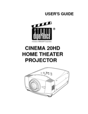 BOXLIGHT CINEMA 20HD User Manual