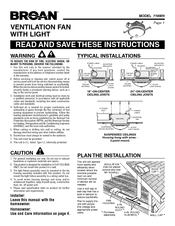 Broan 778WH Use & Care Information Manual