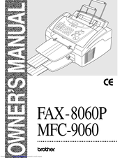 Brother 8060P - FAX B/W Laser Owner's Manual