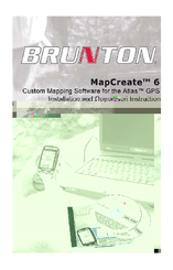 Brunton MapCreate 6 Install And Operation Instructions