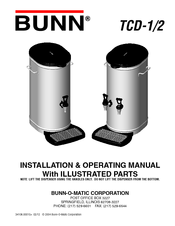 Bunn TCD-1 Installation And Operating Manual