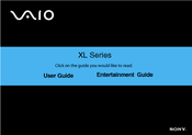 Sony VGX-XL100 User Manual