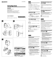 Sony PCM-D50 Operating Instructions
