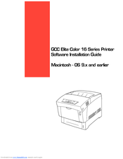 Gcc Technologies Elite 16DN Software Installation Manual