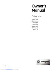 GE Monogram ZBD6800N Owner's Manual