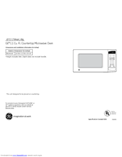 GE JES1139WL - 1.1 cu. Ft. Countertop Microwave Oven Dimensions And Installation Information