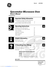 GE Spacemaker JVM1530 Owner's Manual
