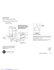 GE JGRP20SENSS Dimensions And Installation Information