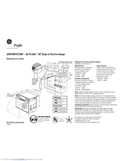 GE Profile JDP47BFBB Specifications