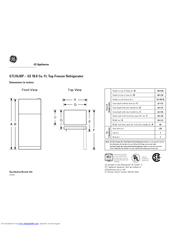 GE GTL18JBPBS Specifications