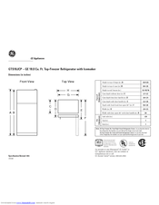 GE GTS18JCP Specifications