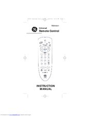 GE RM94901 Instruction Manual