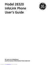 GE 28320EE2 - Dect 6.0 InfoLink 2 User Manual