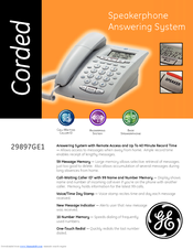 GE 29897GE1 Specifications