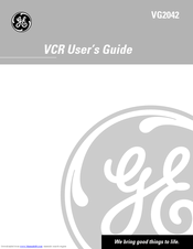 Ge VG2042 User Manual