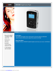 Gpx MW238 Specifications
