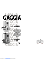 Gaggia Carezza Manuals | ManualsLib