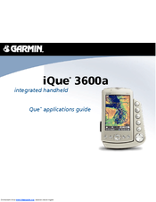 Garmin iQue 3600a Application Manual