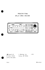 II Morrow Inc. Apollo 602 Operation Manual