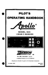 II Morrow Inc. Apollo 604 Pilot Operating Handbook