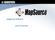Garmin MapSource User Manual
