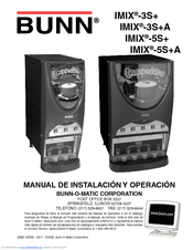 Bunn IMIX 3S+A Manual Del Usuario