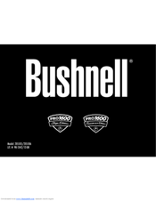 Bushnell Pro 1600 98-1342/12-08 Instruction Manual
