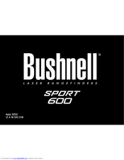 Bushnell Sport 600 202201 Instruction Manual