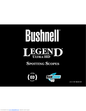 Bushnell Legend 98-1404/03-09 Instruction Manual