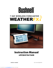 Bushnell Weather FXI 960900C Instruction Manual