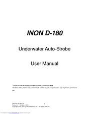 Canon INON D-180 User Manual