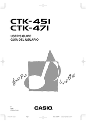 Casio CTK-451 User Manual