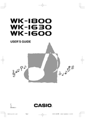Casio WK-1800 User Manual