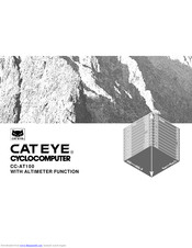 Cateye CC-AT100 (ALTIMETER) User Manual