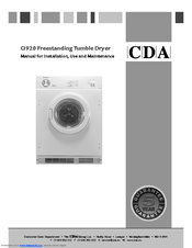 CDA CI920 Manual For Installation, Use And Maintenance